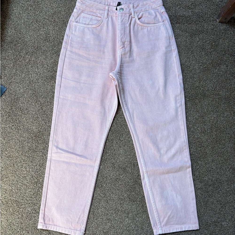 Pink Women's Mom Jeans